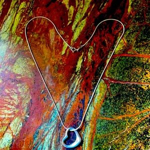 Elsa Peretti TIFFANY SS Heart on 18” SS chain